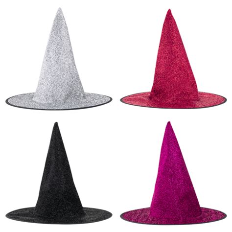 Embrace the magic of Halloween with a shimmering witch hat
